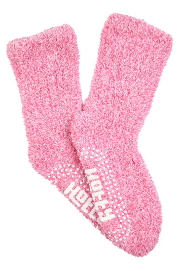 Women’s Hotty™ Fluffy Bootie with Non Slip Sole and Twisted Yarn- Pink