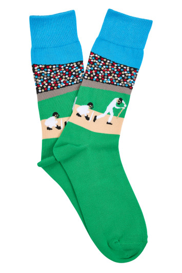 Men's Cotton Rich Crew Socks- Cricket