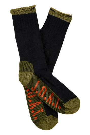 Bamboo Outdoor Socks- Black