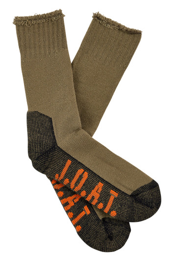 Bamboo Outdoor Socks- Khaki