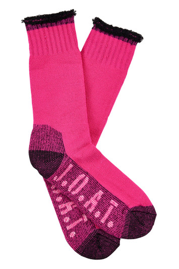 Bamboo Outdoor Socks- Fuschia