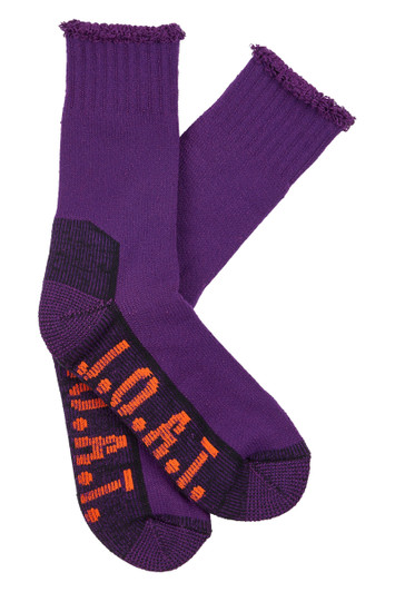 Bamboo Outdoor Socks- Aubergine