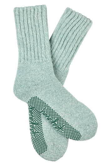 Chunky Slouch Grip Socks- Thermal - Sage