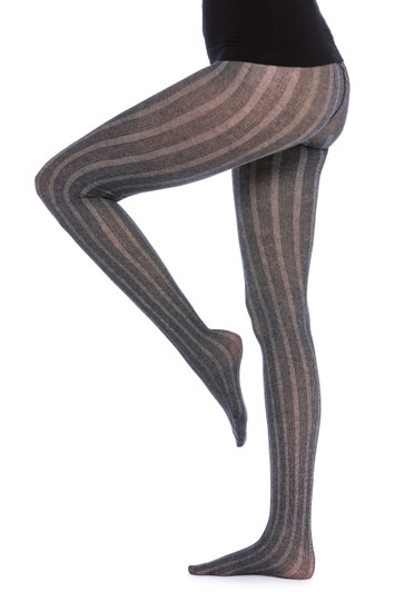 patterned wool tights