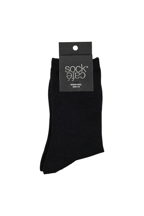 Women's Merino Wool Blend Crew Fashion Socks - Smooth knit