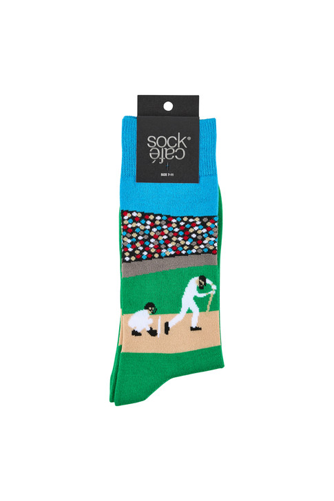 Men's Cotton Rich Crew Socks- Cricket
