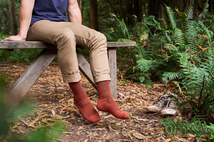 Merino Trek- Rust Melange