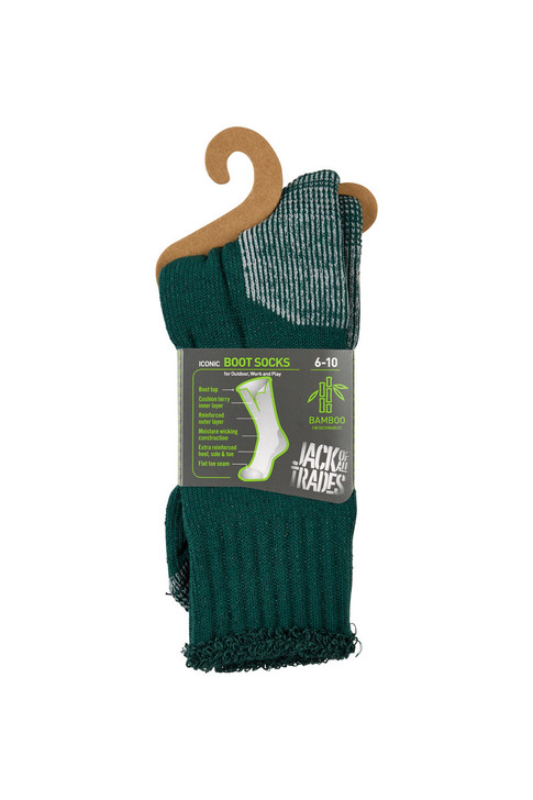 Men's Bamboo Outdoor Socks- Greens (Buy 4 pairs, only pay for 3 deal)