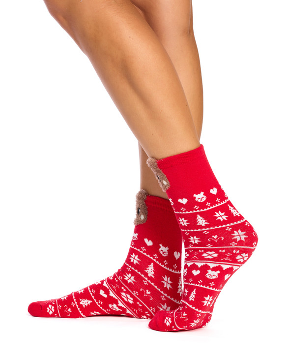 Adult and Child Matching Cotton Crew Socks- 2 pack - Big Bear & Little Bear