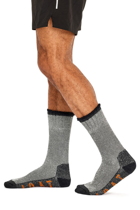 Men's Cotton Outdoor Socks  - 2 Pack- Grey