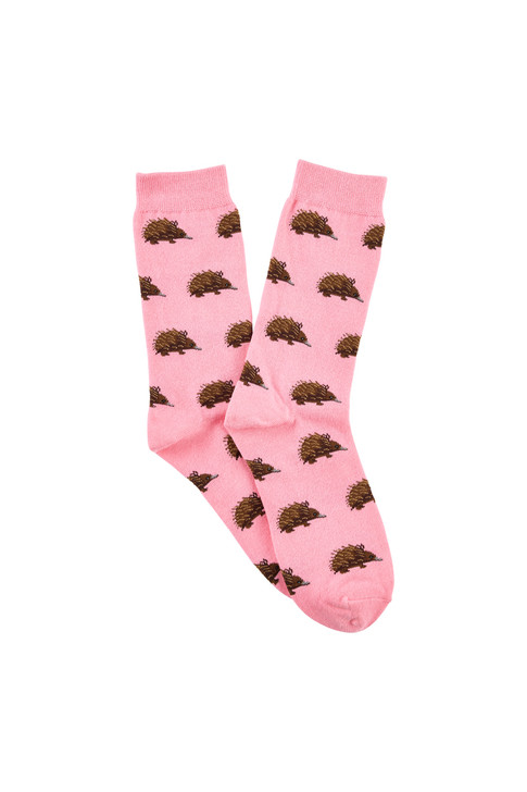 Women's Australian Cotton Rich Crew Socks - Echidna (Spend & Save Bundle)