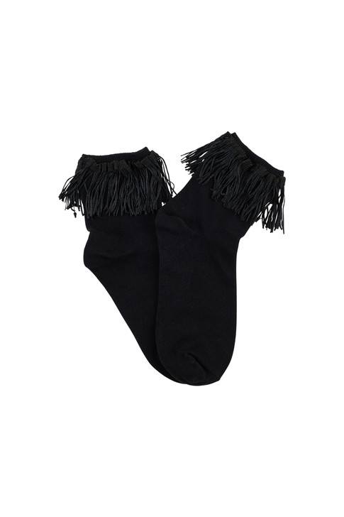 Tassel Socks- Black