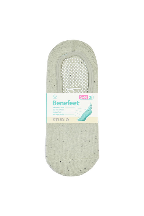 Studio Socks with Terry Lining & Non-Slip - 3 Pack - Sage Nep Yarn