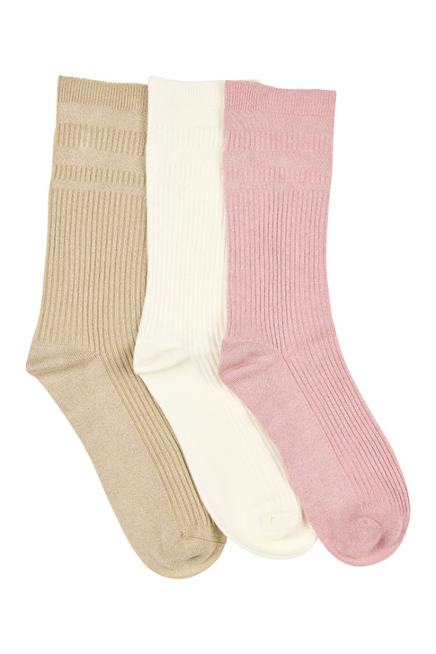 Bamboo Top to Toe Comfort - 3 Pack -Lightweight Rib- Soft Petal