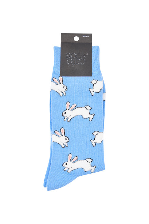 Men's Cotton Rich Crew Socks - Bunny