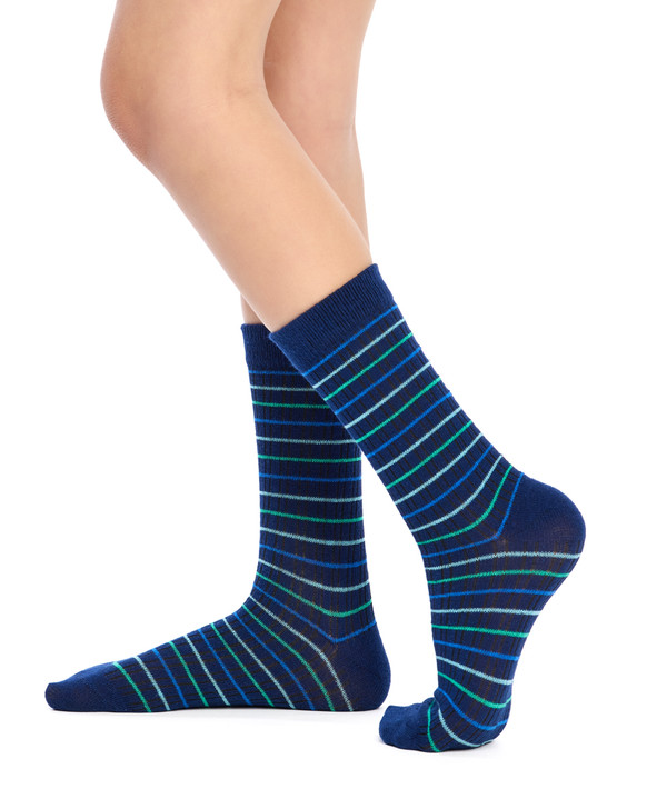 Kid's Cotton Rich Crew socks - 3 Pack - Sparkle Dinosaur