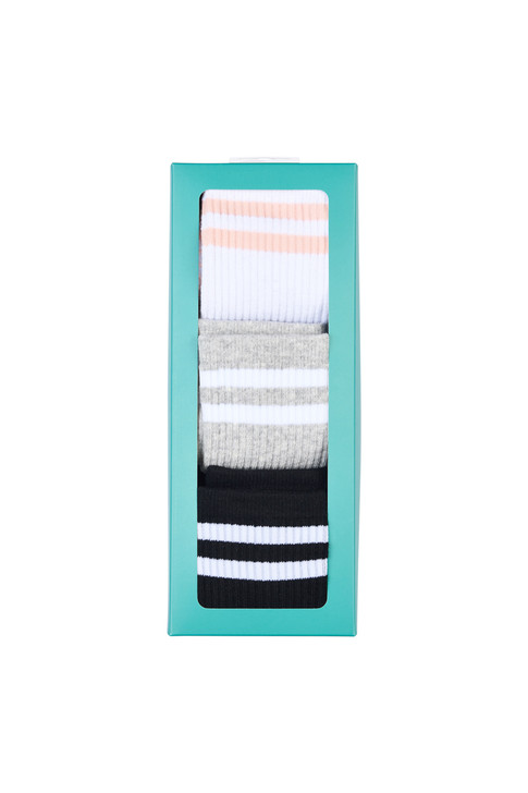 Women's Cotton Crew Pilates Socks 3 Pack - Core Gift Box