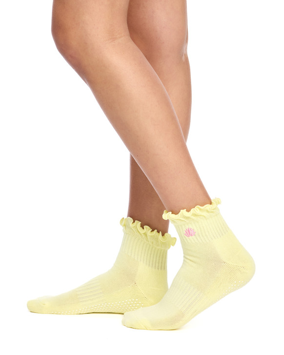 Women's Cotton Quarter Crew Pilates Socks 3 Pack -Fairy Floss Gift Box