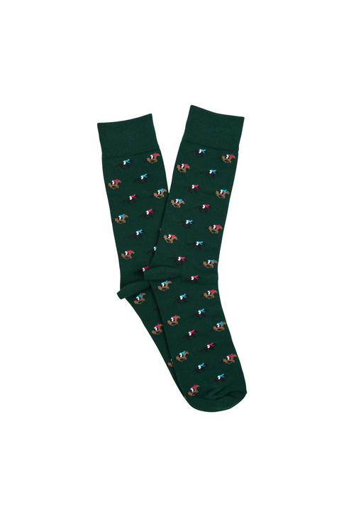 Men's Cotton Crew Novelty Socks 5 Pack - Racing Gift Box