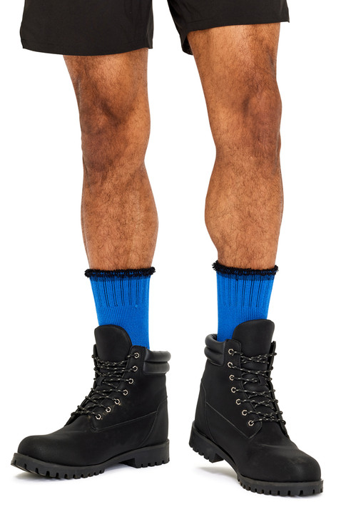 Bamboo Outdoor Socks- Cobalt