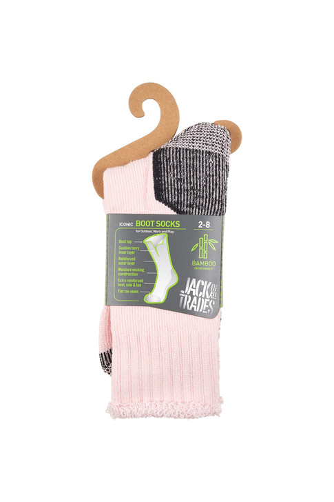 Bamboo Outdoor Socks- Blush