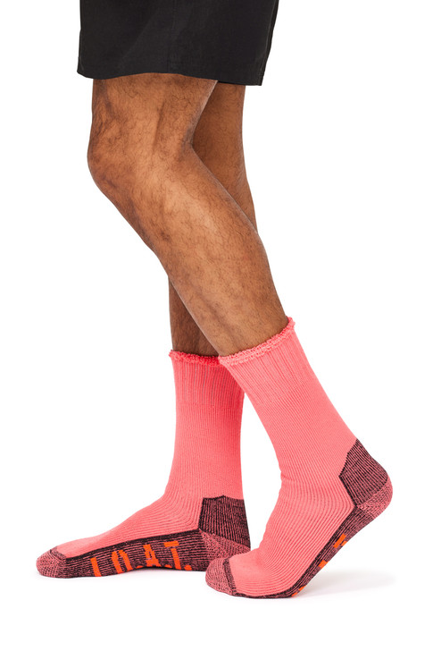 Bamboo Outdoor Socks- Coral
