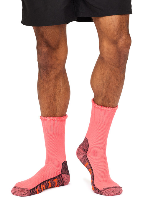 Bamboo Outdoor Socks- Coral