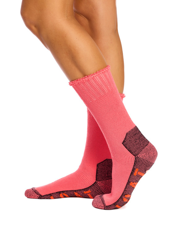 Bamboo Outdoor Socks- Coral