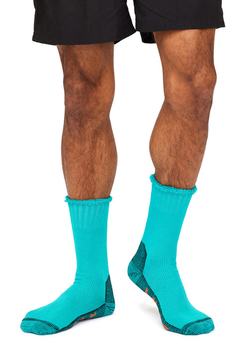 Bamboo Outdoor Socks- Aqua