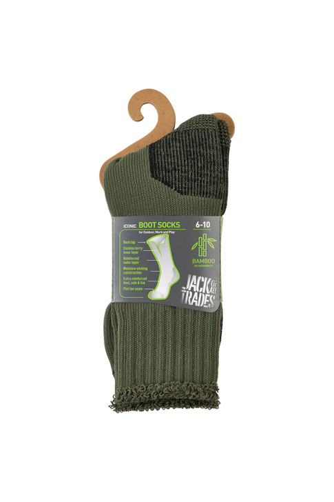 Bamboo Outdoor Socks- Olive
