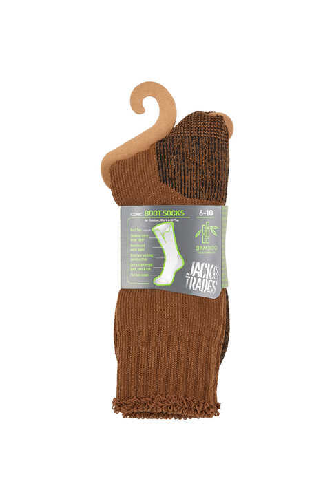 Bamboo Outdoor Socks- Chestnut