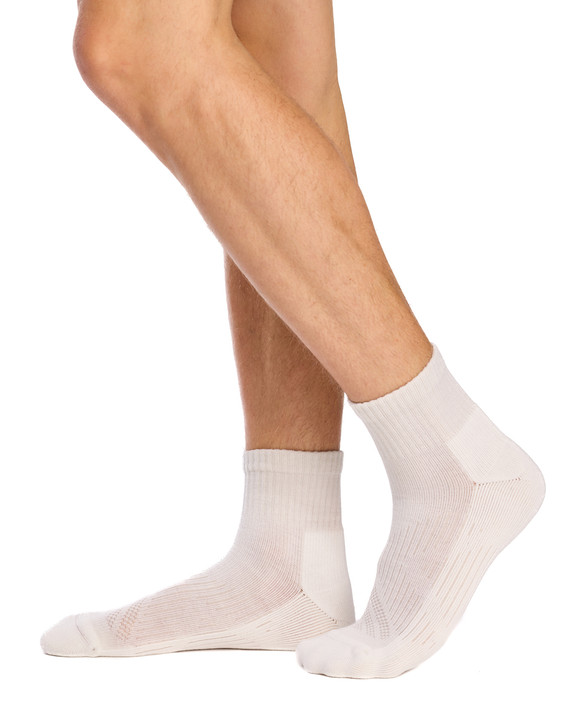 Merino Athletic- Quarter- Winter White