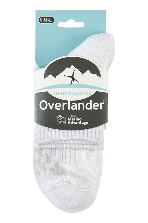 Merino Athletic- Quarter- Winter White
