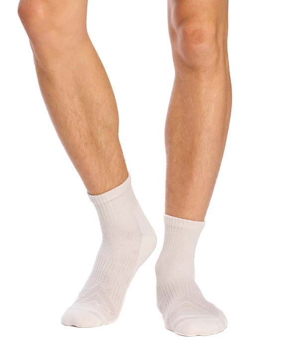 Merino Athletic- Quarter- Winter White