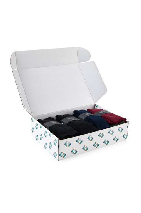 Sock Cafe Men's Cotton Rich- Box of Socks 24
