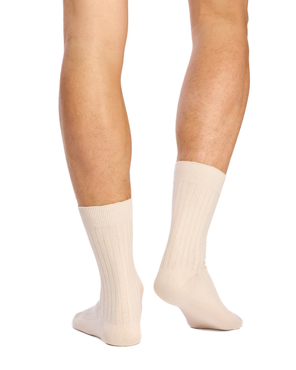 Men's High % Cotton Socks - Pack 3- Caffe Latte & Chocolate