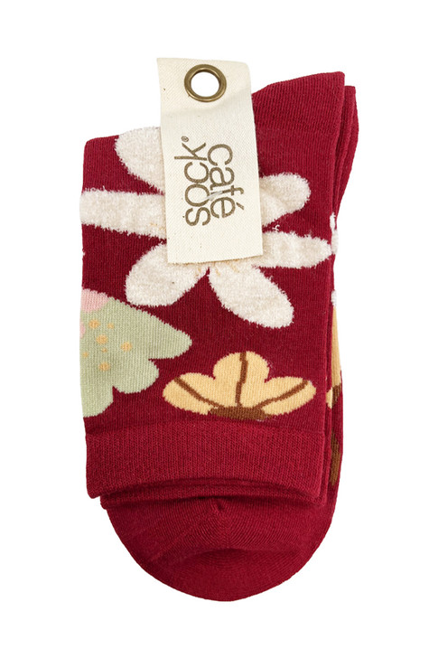 With Love 3/4 Crew Socks - Botanical