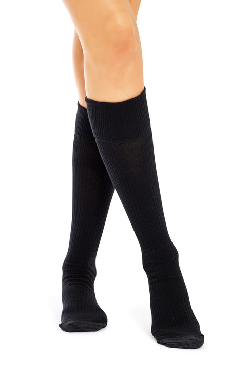 Tough Knee High Socks - 3 Pack- Black