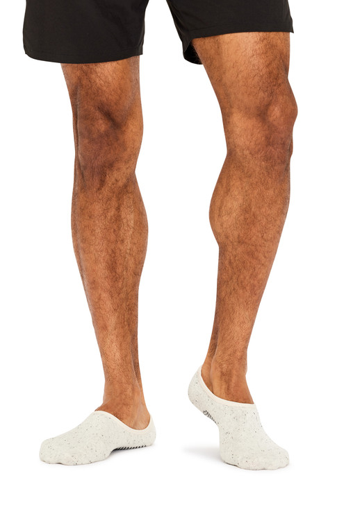 Cotton Studio Grip Socks - Cushion Sole- 3 Pack- Grey Nep