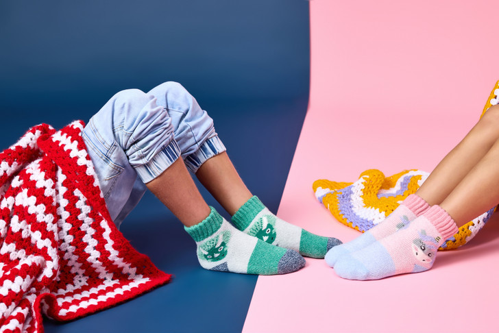 Kids Hotty™ Thermal Insulated Crew with Non-slip - Dinosaur