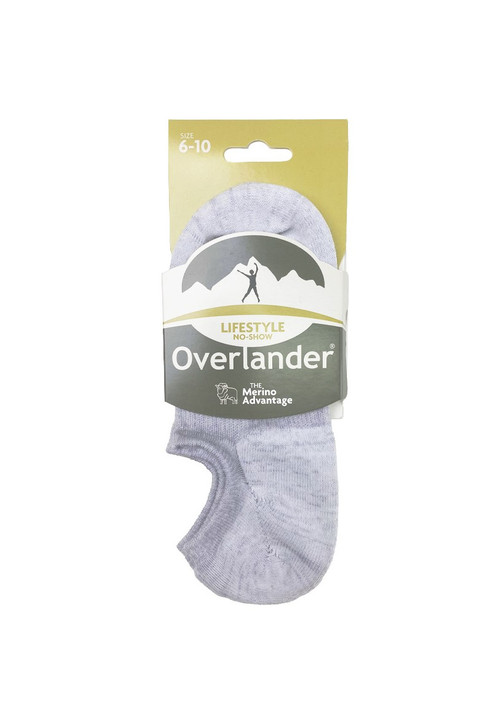 Women's Overlander® Merino Wool Lifestyle No Show Socks- Grey Melange