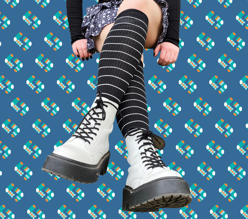 Wear them high wear them low, wear them to make your outfit go!  Wear them high wear them low, wear them to make your outfit go!