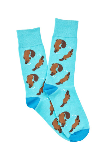 Men’s Fine Cotton Fashion Socks - Platypus