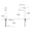 KOHLER TAUT TALL LAVATORY FAUCET 74026T-4-CP POLISHED CHROME