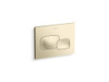 KOHLER PEBBLE PNEUMATIC IN-WALL TANK FACEPLATE 20341T-PNE-AF FRENCH GOLD