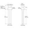 KOHLER STATEMENT 2F CM RH Arm - 10" (254mm) 26326T-BN BRUSHED NICKEL