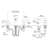 KOHLER ALEO WIDESPREAD LAVATORY FAUCET 98867T-4-BL MATTE BLACK