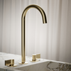 KOHLER COMPONENTS TALL LAVATORY SPOUT (W/O HANDLES) WITH CLICK DRAIN - TUBE 77965T-AF FRENCH GOLD