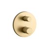 KOHLER MODULO RECESSED THERMOSTATIC B/S TRIM & VALVE-OYL 78024T-8-2MB BRUSHED MODERNE BRASS
