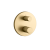 KOHLER MODULO RECESSED THERMOSTATIC B/S TRIM & VALVE-OYL 78024T-8-2MB BRUSHED MODERNE BRASS